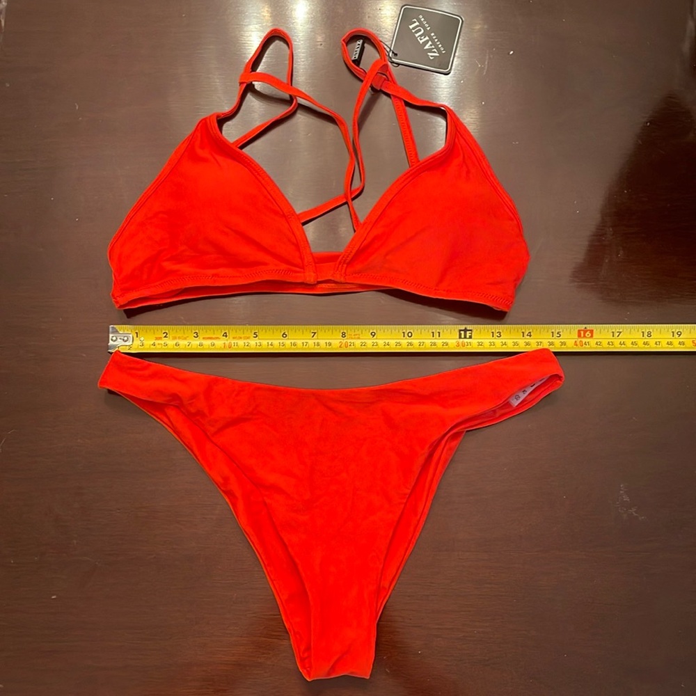 NWT Zaful red bikini women’s large or size 8